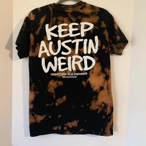 Cowboys Harley Davidson Keep Austin Weird T-Shirt - Picture 2 of 4